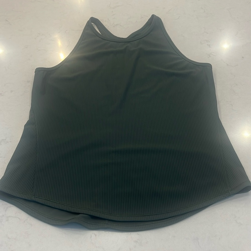 Lululemon Base Pace Ribbed Racerback Tank Top, , size 12